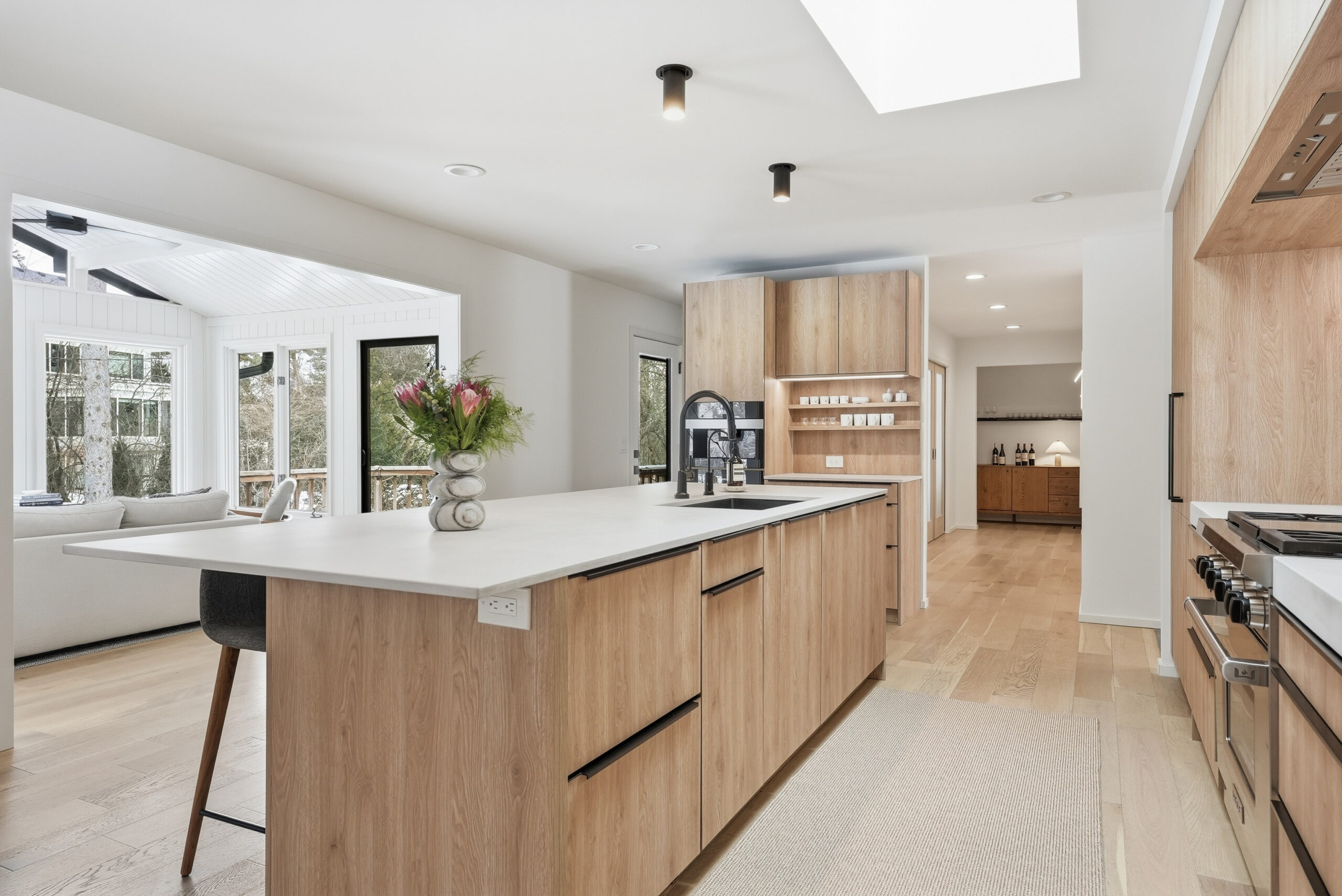 Modern kitchen interior showcasing photography and videography services for personal branding.